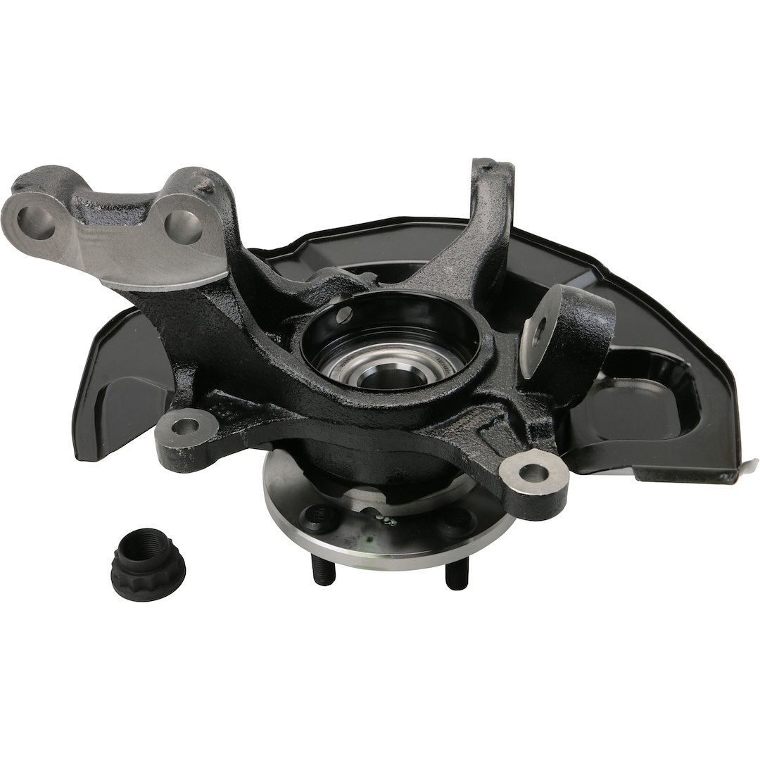 Moog Spindle, Single, With Wheel Hub/ Studs/ Bearings/ Axle Nut/ Backing Plate and Premium Ball Joint – LK050