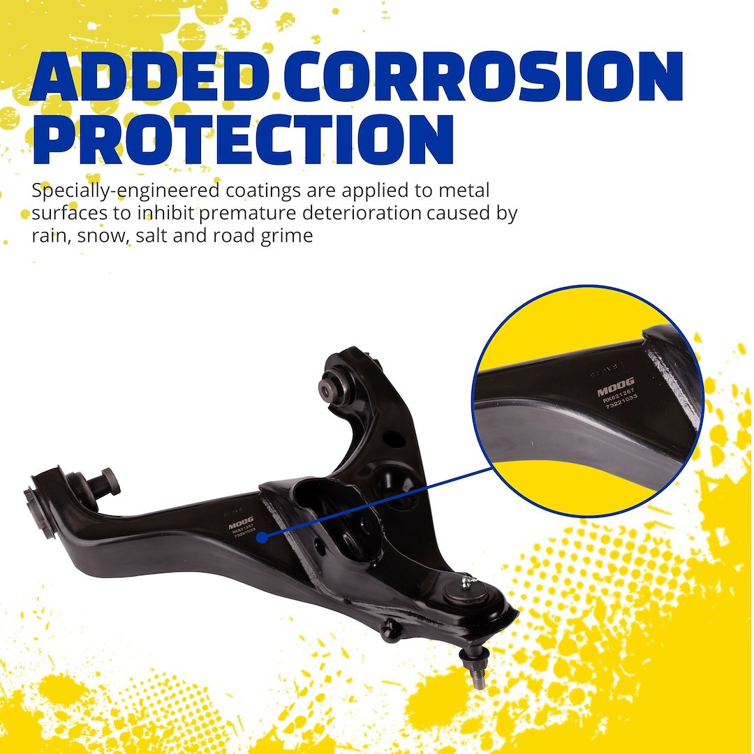 Moog Control Arm, With Bushing/ Ball Joint/ Hardware, Single – RK623445
