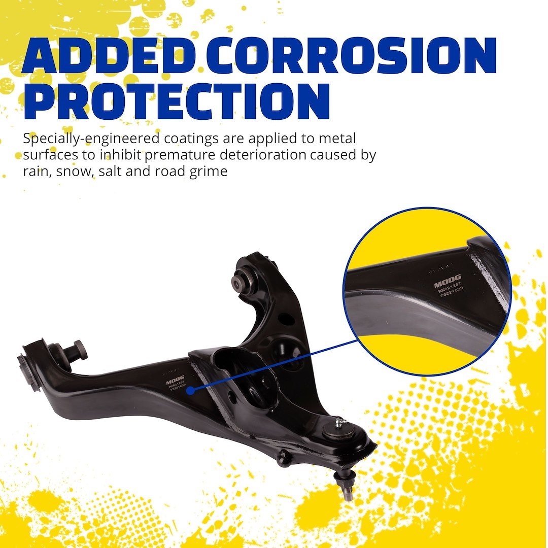Moog Control Arm, With Bushing, Single – RK643707
