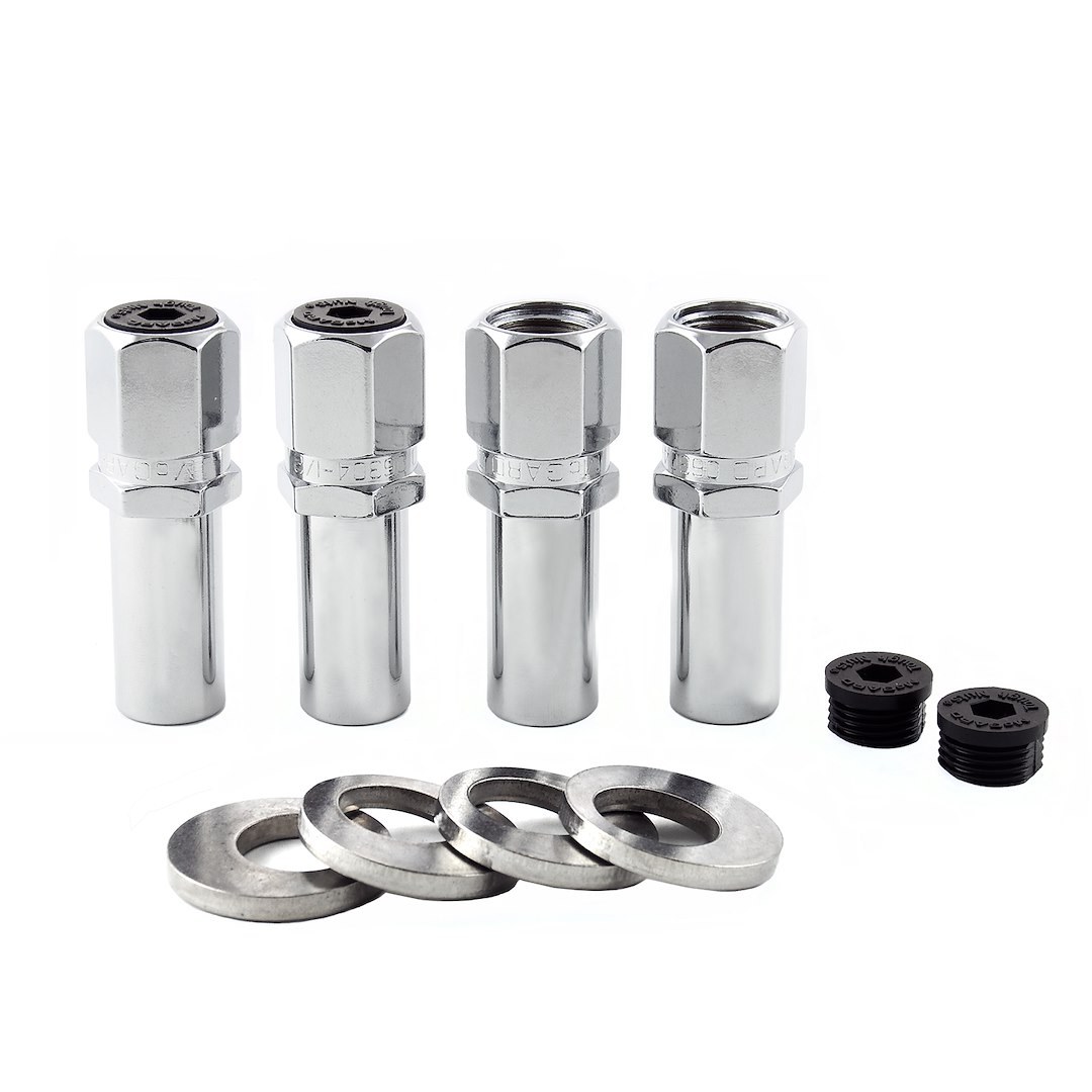 Mcgard Lug Nut, Drag Racing, 1/2 Inch-20 Thread Size, 2.475 Inch Extra Long Mag Shank with 1.248 Inch Round Offset Hole Washer – 63000