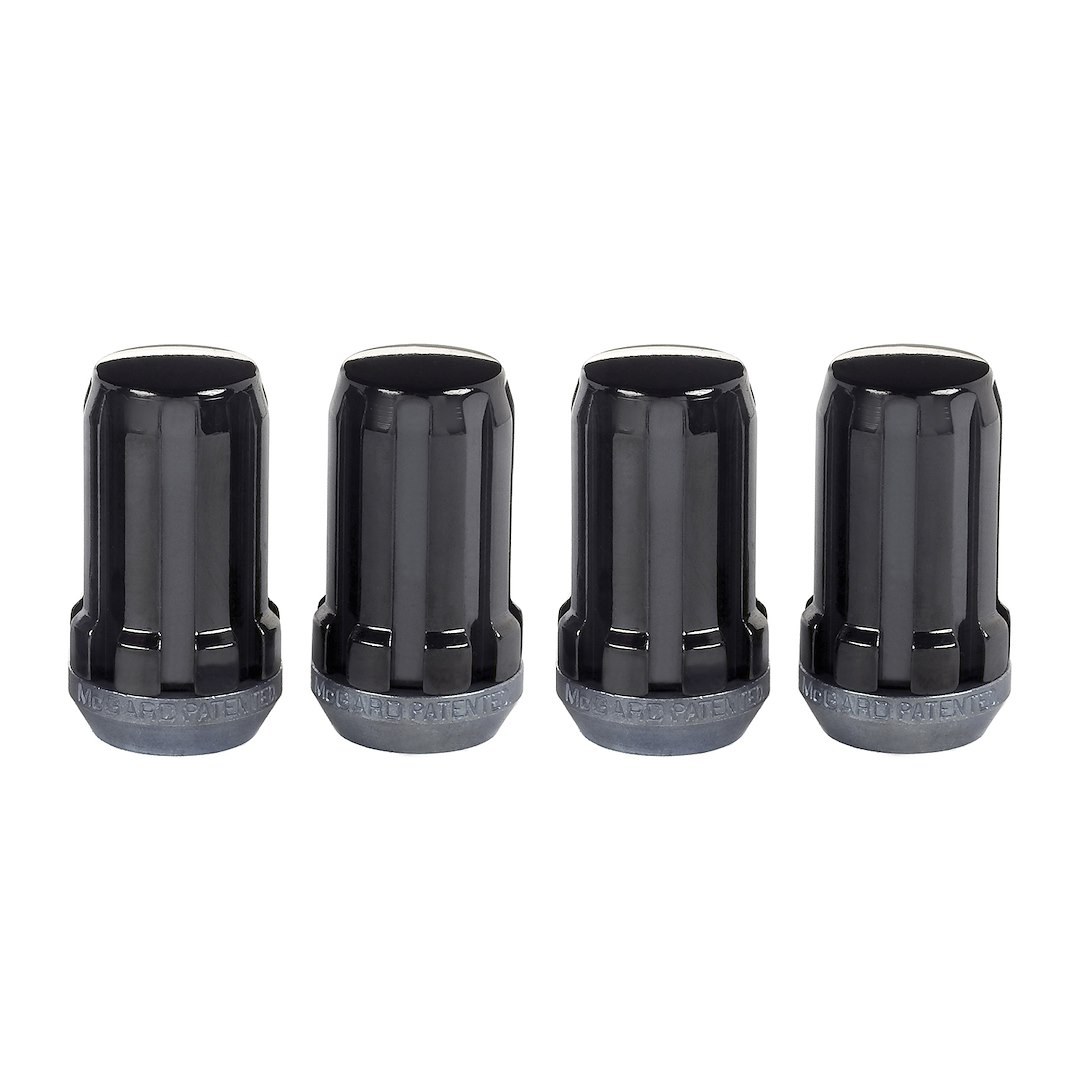 Mcgard Lug Nut, Splinedrive® Lug Nuts, 14 Millimeter X 1.5 Thread Size, Conical Seat, Extra Long Lug, Use with Alloy Wheels Only – 65315BK