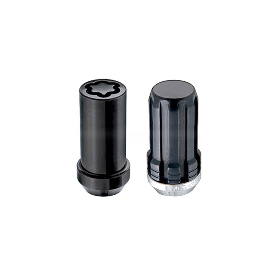 Mcgard Wheel Installation Kit, 6 Lug Kit, 14 Millimeter X 1.5 Thread Size, 60 Degree Conical, Acorn Extra Long, Use with Alloy Wheels Only – 65610BK