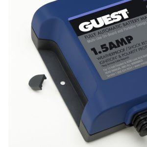 Marinco Battery Charger, Guest® Chargepro™, For 12 Volt Flooded/ Gel/ AGM Batteries, Single Bank Non-Solar Panel Trickle-Charger – 2701A