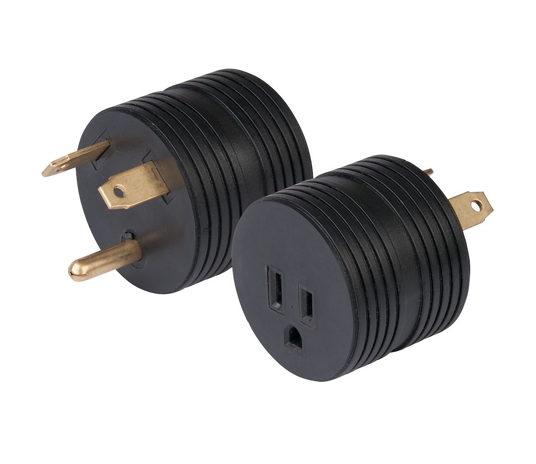 Marinco Power Cord Adapter, Weekender ® by Parkpower ®, Straight Blade, 30 Amp Male to 15 Amp Female, Clamshell Package – 3015RVSA