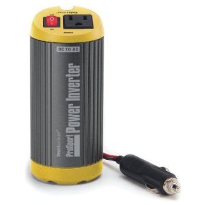 Marinco Power Inverter, Inverts 12 Volt DC to 110 Volt AC, 150 Watts, With 1 AC Outlet, Power/Status LED Indicators – 79018