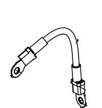 Meyer Prod Snow Plow Motor Power Cable, For Meyer Utility Plows, 9 Inch Length – 05030
