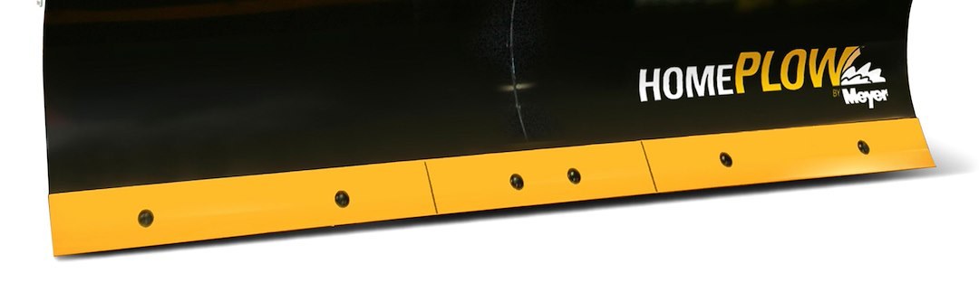Meyer Prod Snow Plow Cutting Edge, Home Plow, For Use with Myers Home Pro Series Plows, 6 Foot 8 Inch Length, Painted, Yellow, Steel – 08384