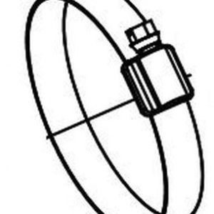 Meyer Prod Hose Clamp, Fits 2-9/16 Inch to 3-1/2 Inch Hose, Worm Gear Style, Single – 15145
