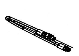 Meyer Prod Snow Plow Mount Hardware, Hose 1/2 Inch X 24 Inch, M-6 – 22427