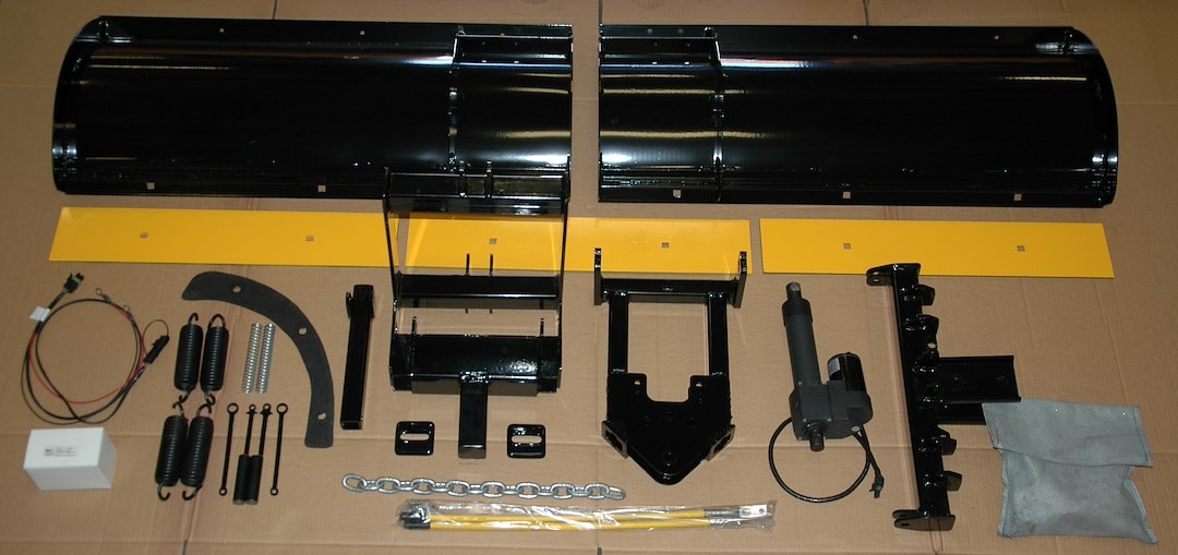 Meyer Prod Snow Plow, Home Plow, 80 Inch Length, 18 Inch Height, Electric Lift with Wireless Controller, Auto Angle – 23250