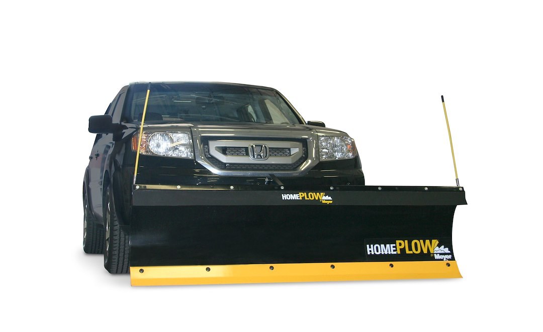 Meyer Prod Snow Plow, Home Plow, 80 Inch Length, 22 Inch Height, Electric Lift, Wireless Control, Auto Angle – 24000