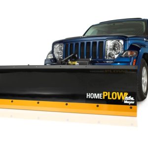 Meyer Prod Snow Plow, Home Plow, 80 Inch Length, 22 Inch Height, Hydraulic Lift, Hardwired, Power Angle, With Snow Plow and Mounting Hardware – 26000