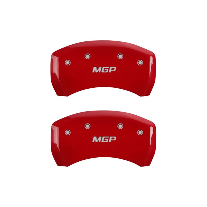 Mgp Caliper Caliper Cover, Mgp Logo, Powder Coated, Red, Aluminum, Set of 2 – 13090RMGPRD
