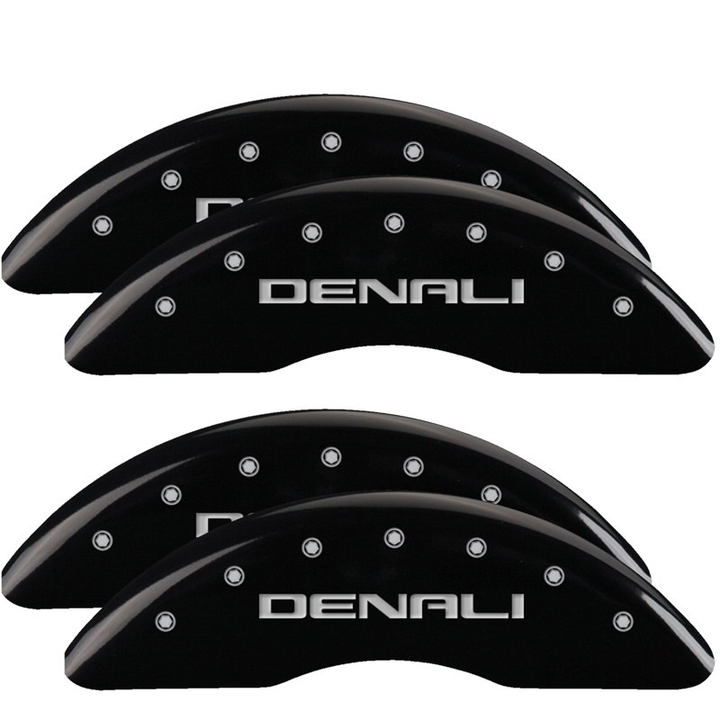 Mgp Caliper Caliper Cover, Set of 4, Denali Logo, Powder Coated, Black, Aluminum – 34219SDNLBK