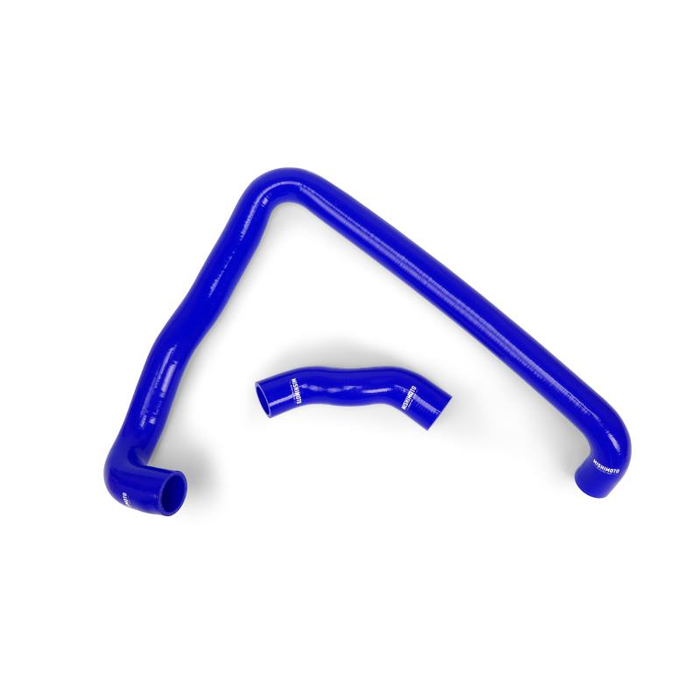 Mishimoto Radiator Hose, Blue, Silicone, Withstands Up to 330 Degrees Fahrenheit, With Two Hoses/ Four Worm Gear Clamps – MMHOSE-300ZX-90TBL