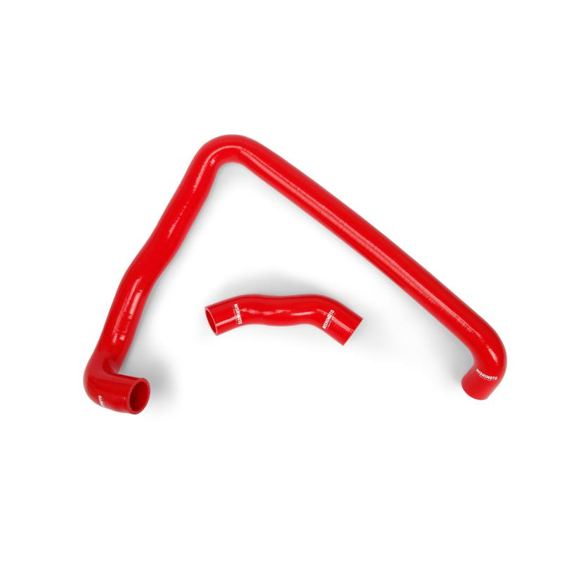 Mishimoto Radiator Hose, Red, Silicone, Withstands Up to 330 Degrees Fahrenheit, With Two Hoses/ Four Worm Gear Clamps – MMHOSE-300ZX-90TRD