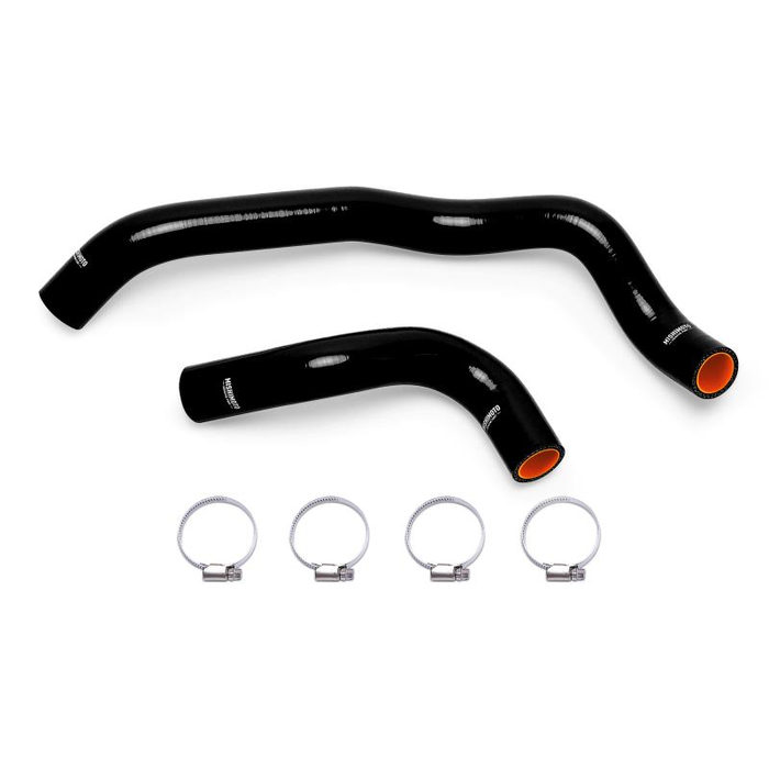 Mishimoto Radiator Hose, Black, Silicone, Withstands Up to 330 Degrees Fahrenheit, With Two Hoses/ Four Worm Gear Clamps – MMHOSE-4RUN40-10BK