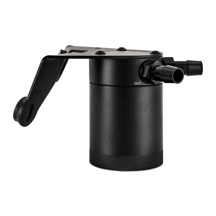 Mishimoto Catch Can, Protects Intake System from Oil Vapor, 3 Ounce Capacity, Anodized, Black, Aluminum – MMBCC-BR27-21P
