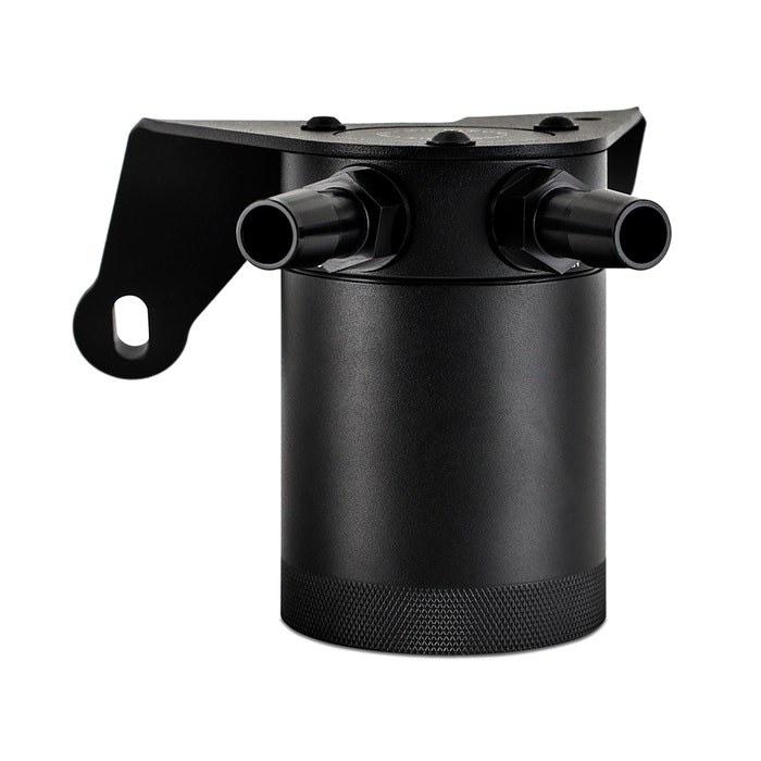 Mishimoto Catch Can, Protects Intake System from Oil Vapor, 3 Ounce Capacity, Anodized, Black, Aluminum – MMBCC-BR27-21P
