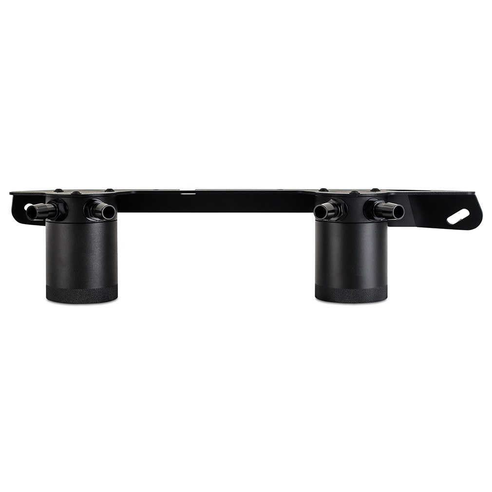 Mishimoto Catch Can, Universal, Seperates Oil Particles from PCV/Ccv, 3 Ounce Capacity, Anodized, Black, 6061 Aluminum – MMBCC-BR27-21S