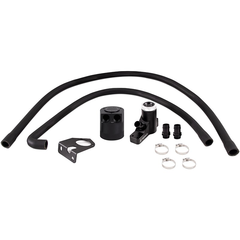 Mishimoto Catch Can, Anodized, Black, 6061 Aluminum – MMBCC-F2D-08BE