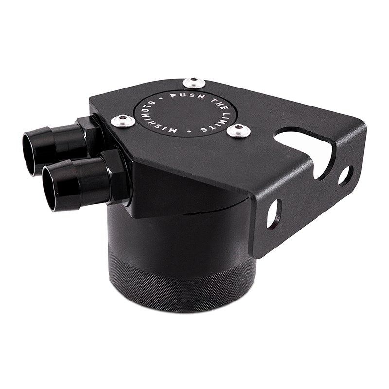 Mishimoto Catch Can, Anodized, Black, 6061 Aluminum – MMBCC-F2D-08BE