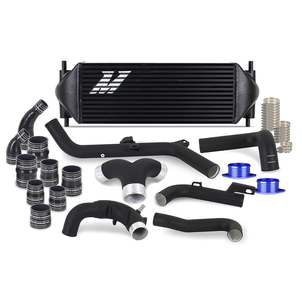 Mishimoto Intercooler, Air to Air, 7.1 Horsepower, 26.81 Inch Length X 6.77 Inch Width X 4.7 Inch Thick Overall Dimension – MMINT-BR27-21KBBK