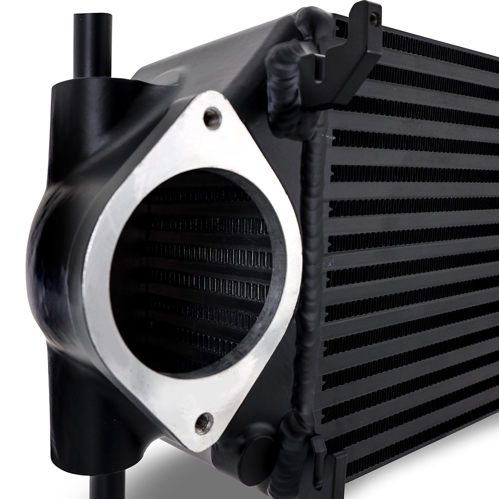 Mishimoto Intercooler, Air to Air, 7.1 Horsepower, 26.81 Inch Length X 6.77 Inch Width X 4.7 Inch Thick Overall Dimension – MMINT-BR27-21KBBK