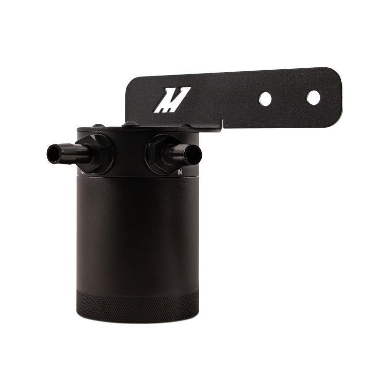 Mishimoto Catch Can, For Storing Excess Oil, 3 Ounce Capacity, Powder Coated, Black, Aluminum – MMBCC-CIV-16PBE