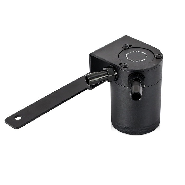 Mishimoto Catch Can, 3 Ounce Capacity, Anodized, Black, Aluminum – MMBCC-EST-20PBE