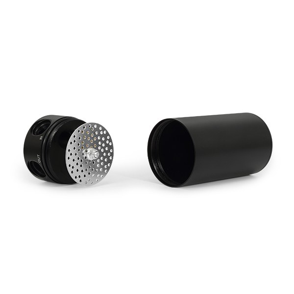 Mishimoto Catch Can, Catch Can System, With M16 X 1.5 Inlet and M16 X 1.5 Outlet Port, 2 Ounce Capacity, Aluminum – MMBCC-F35T-11SBE