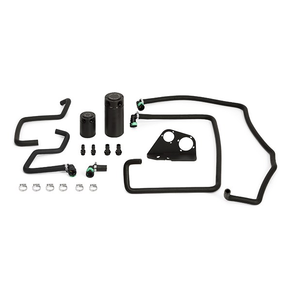 Mishimoto Catch Can, For Storing Excess Oil, With M16 X 1.5 Inlet and M16 X 1.5 Inlet Outlet Port – MMBCC-F35T-15SBE