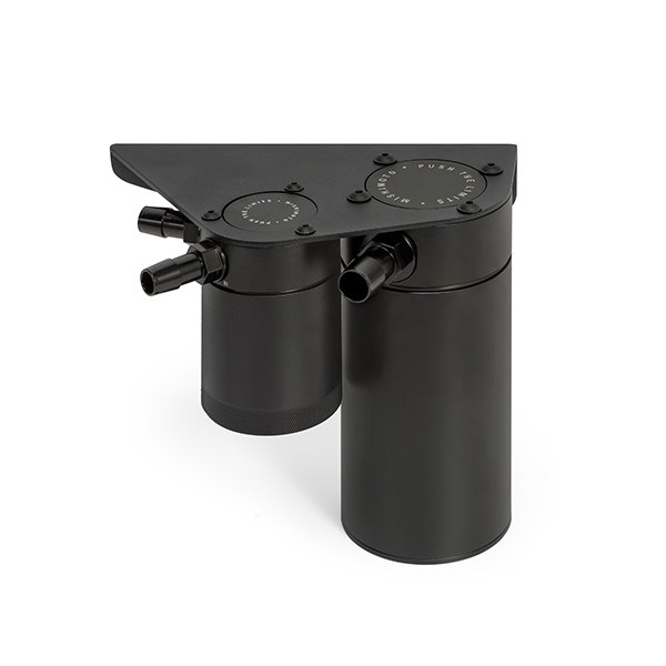Mishimoto Catch Can, For Storing Excess Oil, With M16 X 1.5 Inlet and M16 X 1.5 Inlet Outlet Port – MMBCC-F35T-15SBE