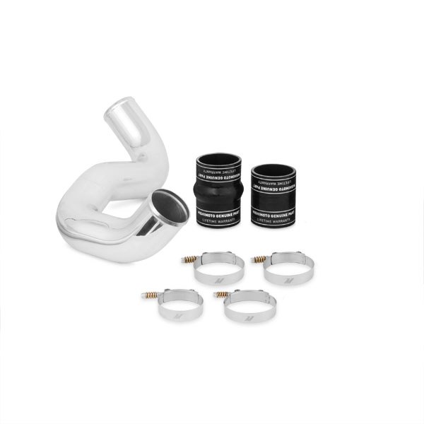 Mishimoto Turbocharger Intercooler Pipe, 3 Inch Diameter Cold-Side Intercooler Pipe, Polished, Aluminum – MMICP-F2D-03CBK