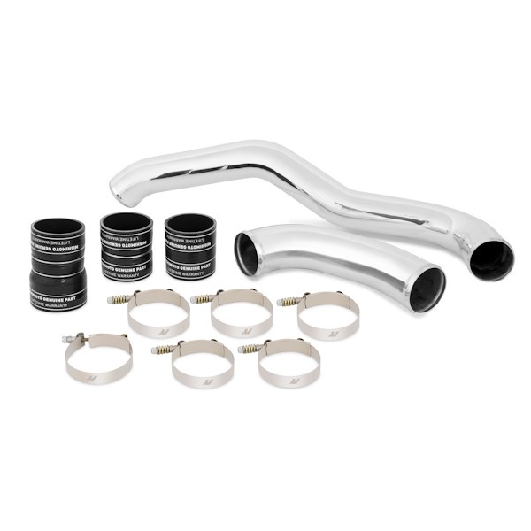 Mishimoto Turbocharger Intercooler Pipe, 3 Inch Diameter Hot-Side Intercooler Pipe, Polished, Aluminum – MMICP-F2D-08HBK