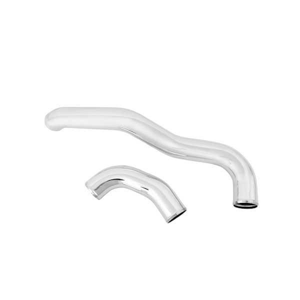 Mishimoto Turbocharger Intercooler Pipe, 3 Inch Diameter Hot-Side Intercooler Pipe, Polished, Aluminum – MMICP-F2D-08HBK
