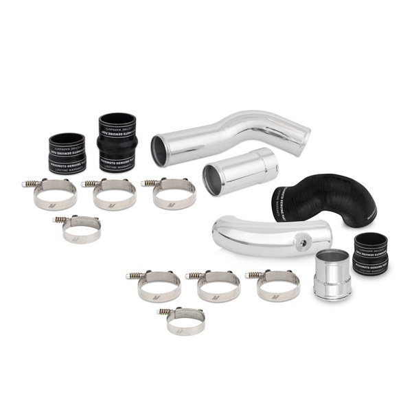 Mishimoto Turbocharger Intercooler Pipe, Hot and Cold-Side Intercooler Pipe, Aluminum – MMICP-F2D-17KBK