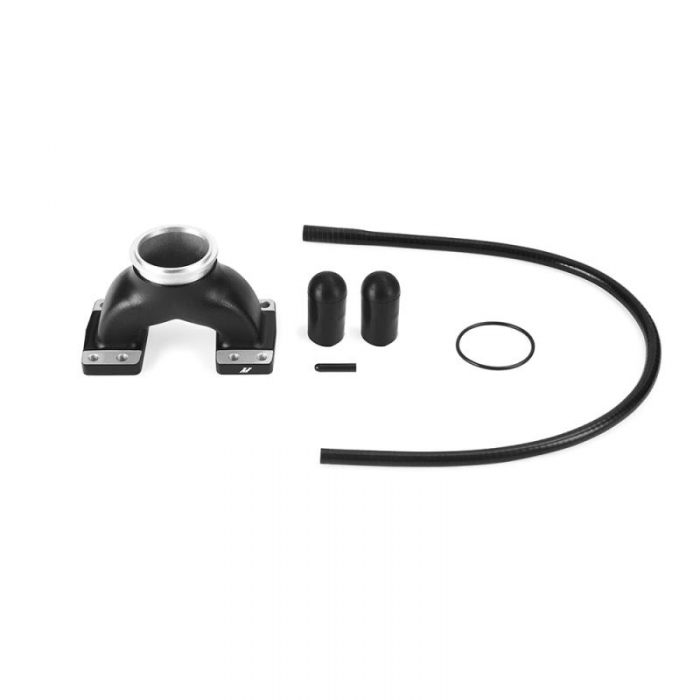 Mishimoto Turbocharger Blow Off Valve Adapter Flange, Black, Aluminum – MMICP-STNGR-18F