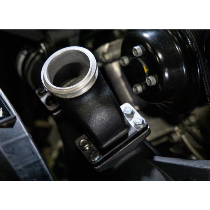 Mishimoto Turbocharger Blow Off Valve Adapter Flange, Black, Aluminum – MMICP-STNGR-18F