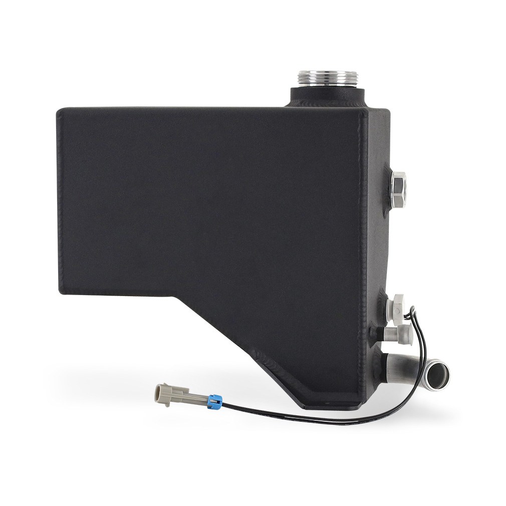 Mishimoto Coolant Reservoir, 0.65 Gallon Liquid Capacity, Aluminum, Micro-Wrinkle Black – MMRT-DMAX-01MWBK