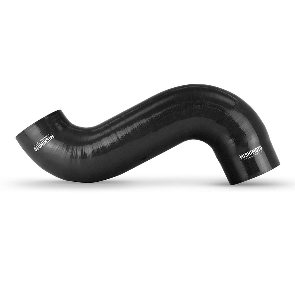 Mishimoto Radiator Hose, Black, Silicone, 3.94 Inch Hose Inner Diameter and 4.49 Inch Hose Outer Diameter, With Worm Gear Clamps – MMHOSE-RAM-03IHBK