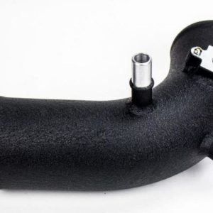Mishimoto Turbocharger Intercooler Pipe, 3 Inch and 3-1/2 Inch Diameter Cold-Side Intercooler Pipe, Wrinkle Black, Aluminum – MMICP-F150-11CWBK