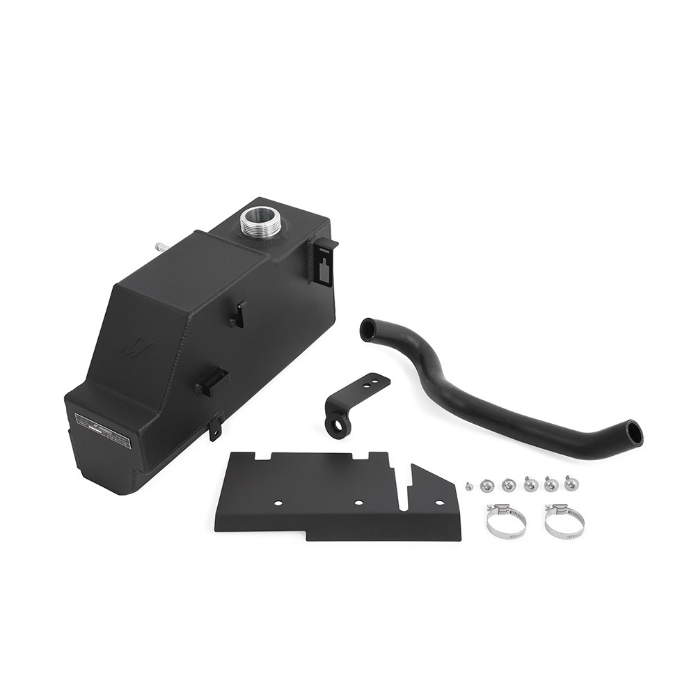 Mishimoto Radiator Overflow Tank, Wrinkle Black, Aluminum – MMRT-F2D-11PMWBK