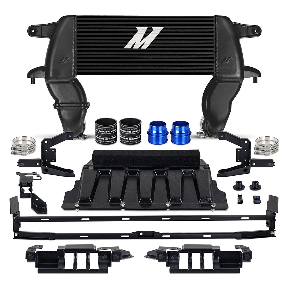 Mishimoto Intercooler, Air to Air, 4.5 Horsepower and 10.8 Pound Feet/ 8.0 Horsepower and 10.2 Pound Feet – MMINT-BR-21HBK