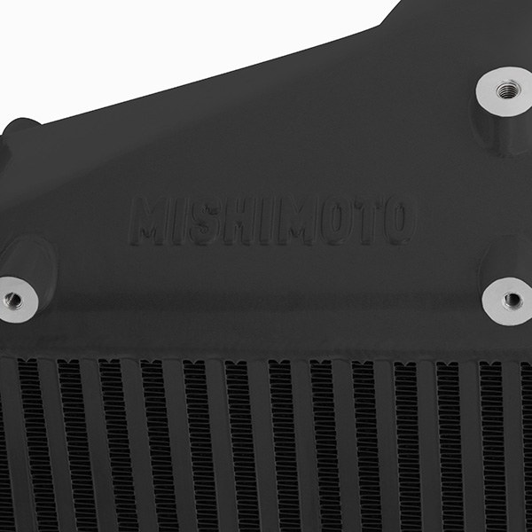 Mishimoto Intercooler, Air to Air, 33 Inch Width X 12-1/2 Inch Height X 10 Inch Thick Overall Dimension – MMINT-RAM-13BK