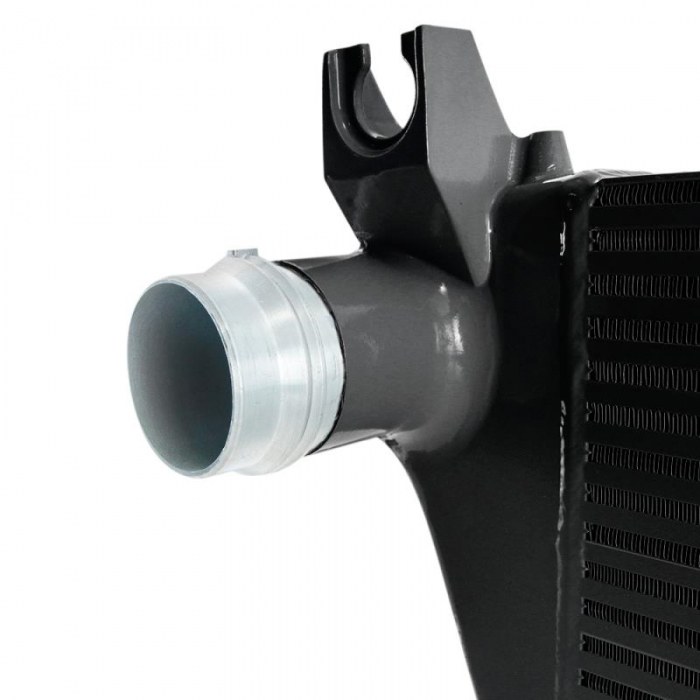 Mishimoto Intercooler, 25.19 Inch Length X 9.82 Inch Height X 3.54 Inch Thick Core Dimension, Powder Coated, 2.18 Inch Inlet, Black – MMINT-RGR-19BK