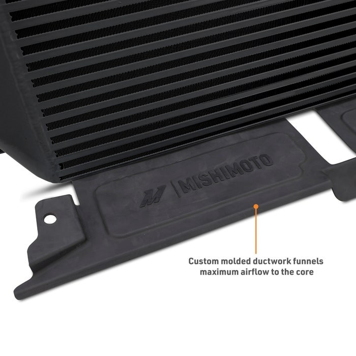 Mishimoto Intercooler, Performance, 24.13 Inch Length X 8.87 Inch Height X 3-1/2 Inch Thickness Core Dimensions, 2.03 Inch Inlet – MMINT-TAC-24BK