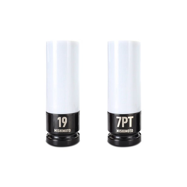 Mishimoto Lug Nut, Fits Vehicles Equipped with M12 X 1.25 Wheel Studs, Conical Seat, Open End Lug, 50 Millimeter Overall Length – MMLG-125-20LBK