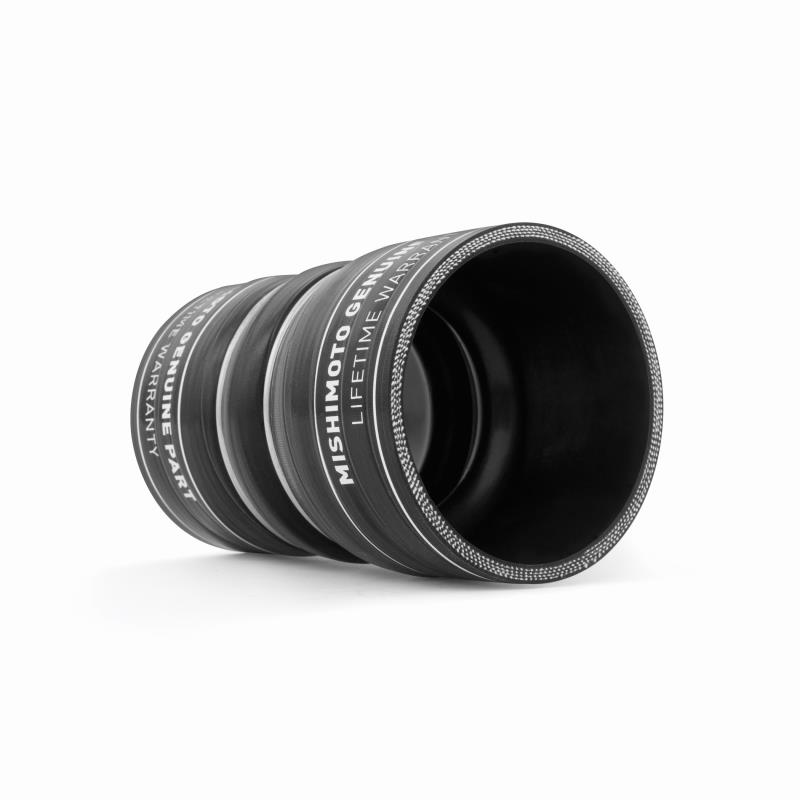 Mishimoto Intercooler Hose Coupling, Black, Silicone, With Four Boots/ Eight T-Bolt Clamps – MMBK-F2D-99BK