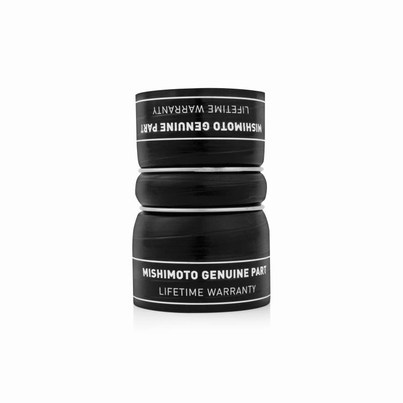 Mishimoto Intercooler Hose Coupling, Black, Silicone, With Four Boots/ Eight T-Bolt Clamps – MMBK-F2D-99BK